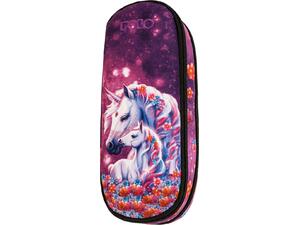 Κασετίνα οβάλ 2 θέσεων Polo Growly Unicorn