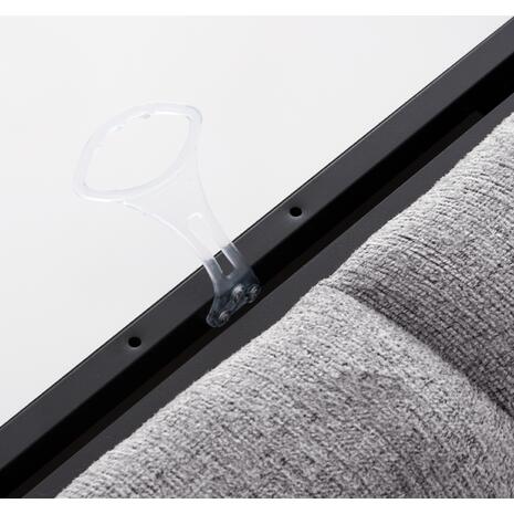 ΚΡΕΒΑΤΙ REMO ΜΕ ΑΠΟΘΗΚΕΥΤΙΚΟ ΧΩΡΟ HM719.22 ΥΦΑΣΜΑ TEDDY ΓΚΡΙ-ΓΙΑ ΣΤΡΩΜΑ 160x200εκ