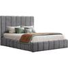 ΚΡΕΒΑΤΙ REMO ΜΕ ΑΠΟΘΗΚΕΥΤΙΚΟ ΧΩΡΟ HM719.22 ΥΦΑΣΜΑ TEDDY ΓΚΡΙ-ΓΙΑ ΣΤΡΩΜΑ 160x200εκ