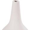 ΕΠΙΤΡΑΠΕΖΙΟ ΔΙΑΚΟΣΜΗΤΙΚΟ ΒΑΖΟ DENI HM4663.02L FIBER CEMENT ΣΕ ΛΕΥΚΟ--Φ26x39Υεκ