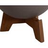 ΣΕΤ 3 ΓΛΑΣΤΡΕΣ ΜΕ TEAK ΒΑΣΕΙΣ TRYLL HM4681.03 FIBER CEMENT--ΓΚΡΙ