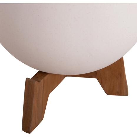 ΣΕΤ 3 ΓΛΑΣΤΡΕΣ ΜΕ TEAK ΒΑΣΕΙΣ TRYLL HM4681.02 FIBER CEMENT ΛΕΥΚΟ