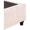 ΚΡΕΒΑΤΙ MALENA HM638.22 ΜΠΕΖ ΥΦΑΣΜΑ Τ. NUBUCK ΓΙΑ ΣΤΡΩΜΑ 150x200εκ.