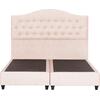 ΚΡΕΒΑΤΙ MALENA HM638.22 ΜΠΕΖ ΥΦΑΣΜΑ Τ. NUBUCK ΓΙΑ ΣΤΡΩΜΑ 150x200εκ.