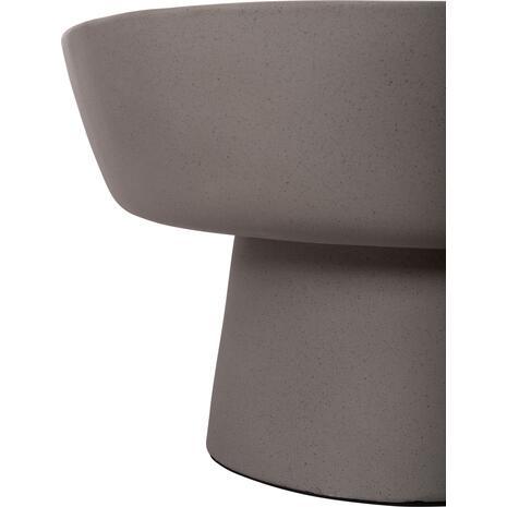 ΤΡΑΠΕΖΙ ΣΑΛΟΝΙΟΥ PIRSON HM18155.03 FIBER CEMENT ΣΕ ΓΚΡΙ--Φ60x36Υεκ.