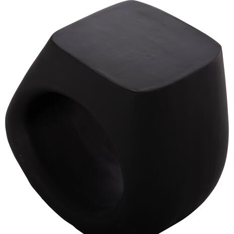 ΣΚΑΜΠΟ ΣΑΛΟΝΙΟΥ LANS HM4691.01 FIBER CEMENT ΣΕ ΜΑΥΡΟ--58x28x45.5Υεκ.