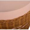ΒΟΗΘΗΤΙΚΟ ΤΡΑΠΕΖΙ VILHENA HM18166 FIBER CEMENT ΡΟΖ-RATTAN ΦΥΣΙΚΟ Φ44.5x45Υεκ.