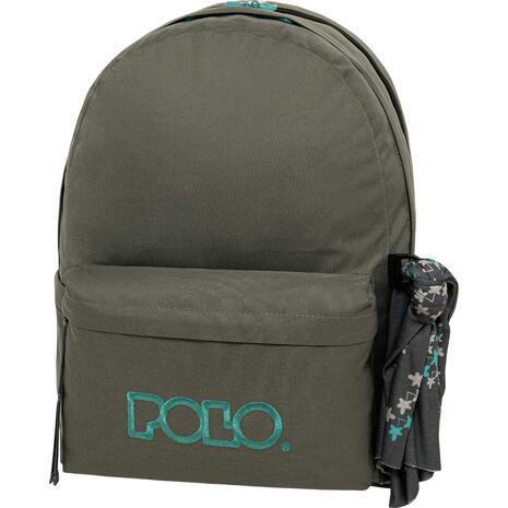Τσάντα πλάτης 2+1 θέσεων Polo  Original Double Scarf Grey/Petrol
