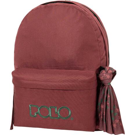 Τσάντα πλάτης 2+1 θέσεων Polo Original Double Scarf Bordeaux/Kaitoke Green