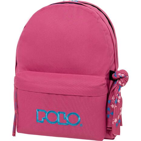 Τσάντα πλάτης 2+1 θέσεων Polo Original Double Scarf Fuchia/Cyan (901235-4456)