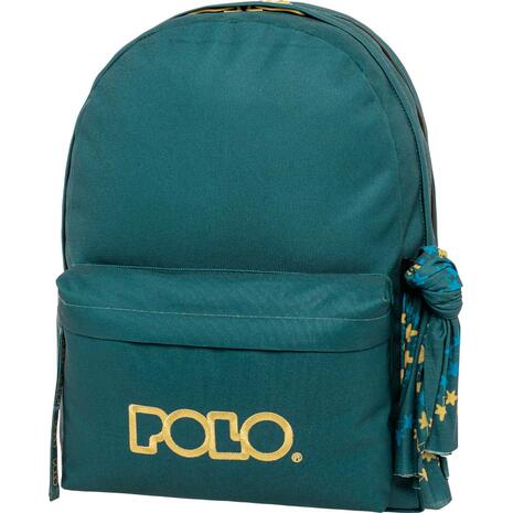 Τσάντα πλάτης 2+1 θέσεων Polo Original Double Scarf Petrol/Gold