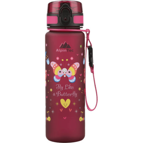 Παγούρι πλαστικό AlpinTec 500ml Rasberry Butterfly