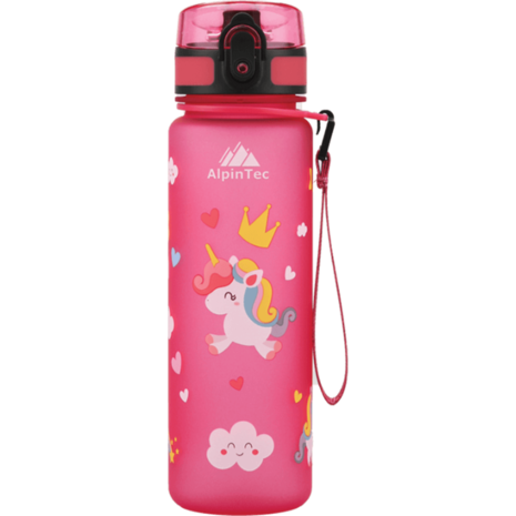 Παγούρι πλαστικό AlpinTec 500ml Glow Pink/Unicorn