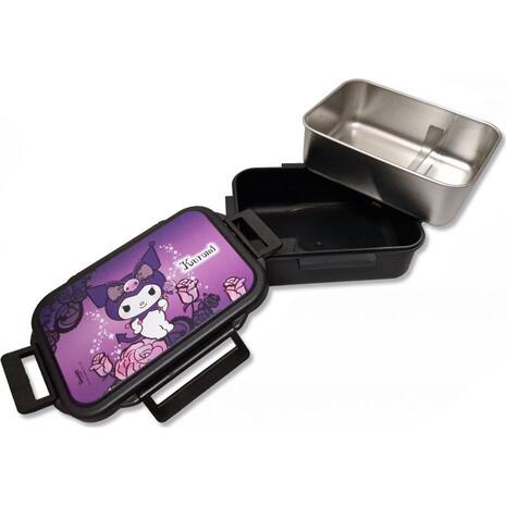 Δοχείο φαγητού ανοξείδωτο Graffiti Purple Kuromi
