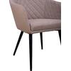 ΠΟΛΥΘΡΟΝΑΚΙ CHARLES HM8522.07 ΜΕ ΥΦΑΣΜΑ ΜΠΕΖ & PU ΜΠΕΖ 57x63x83Υ εκ. (σετ 2 τεμαχίων)