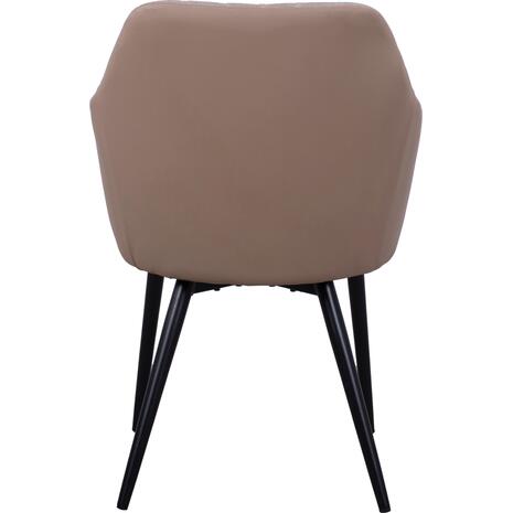 ΠΟΛΥΘΡΟΝΑΚΙ CHARLES HM8522.07 ΜΕ ΥΦΑΣΜΑ ΜΠΕΖ & PU ΜΠΕΖ 57x63x83Υ εκ. (σετ 2 τεμαχίων)