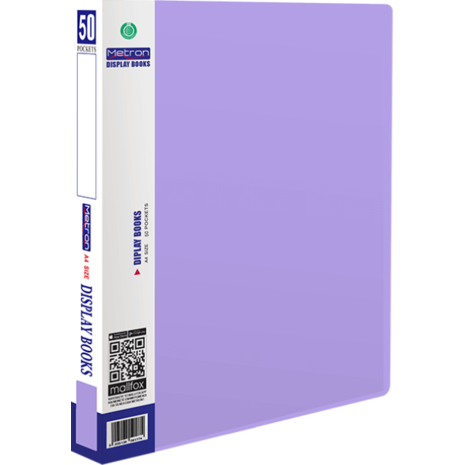 Σουπλ Metron Pastel Collection A4 50 Θέσεων Παστέλ Μωβ (Ανοιχτό Μωβ)