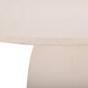 ΤΡΑΠΕΖΙ ΤΡΑΠΕΖΑΡΙΑΣ ΣΤΡΟΓΓΥΛΟ SEPPO HM18154.02 FIBER CEMENT ΛΕΥΚΟ--Φ119,5x75,5Υεκ.