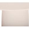 ΤΡΑΠΕΖΙ ΤΡΑΠΕΖΑΡΙΑΣ ΣΤΡΟΓΓΥΛΟ SEPPO HM18154.02 FIBER CEMENT ΛΕΥΚΟ--Φ119,5x75,5Υεκ.