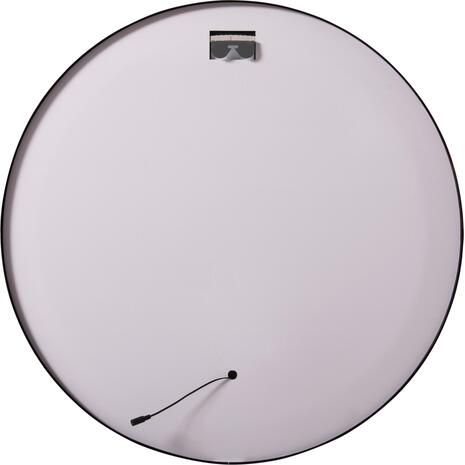 ΚΑΘΡΕΠΤΗΣ ΤΟΙΧΟΥ ΣΤΡΟΓΓΥΛΟΣ ROUNDER HM4503.01 ΑΛΟΥΜΙΝΙΟ ΣΕ ΜΑΥΡΟ-ΦΩΤΙΣΜΟΣ LED Φ80εκ.