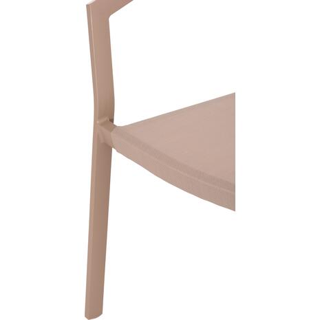 ΠΟΛΥΘΡΟΝΑ ΑΛΟΥΜΙΝΙΟΥ MIRI HM5891.03 ΣΑΜΠΑΝΙΖΕ ΣΚΕΛΕΤΟΣ&TEXTLINE- RATTAN 56x58x80.5Υ εκ.