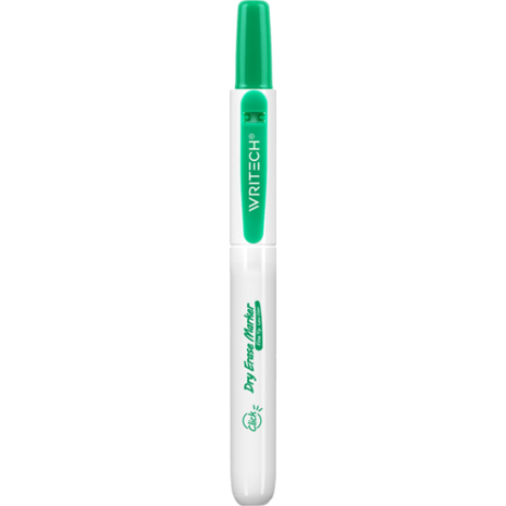 Μαρκαδόρος πίνακα με κουμπί Writech Retractable Dry Erase Marker 2mm W-709 Spearmint Green (Πράσινο)