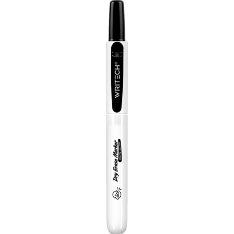 Μαρκαδόρος πίνακα με κουμπί Writech Retractable Dry Erase Marker 2mm W-709 Black (Μαύρο)