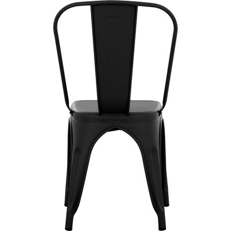 ΚΑΡΕΚΛΑ ΜΕΤΑΛΛΙΚΗ MELITA-PRO HM8641.42 ΜΑΥΡΟ ΜΑΤ 44x47x84.5Υεκ. (Μαύρο)