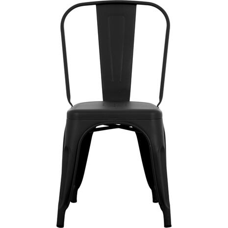 ΚΑΡΕΚΛΑ ΜΕΤΑΛΛΙΚΗ MELITA-PRO HM8641.42 ΜΑΥΡΟ ΜΑΤ 44x47x84.5Υεκ. (Μαύρο)