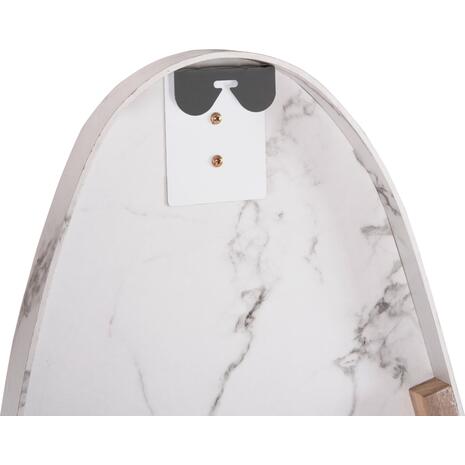 ΚΑΘΡΕΠΤΗΣ ΤΟΙΧΟΥ CRITHER HM4486.05 ΜΕ ΠΛΑΙΣΙΟ MDF ΣΕ WHITE MARBLE ΧΡΩΜΑ 49x140Υεκ.