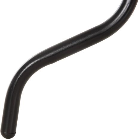 ΤΡΑΠΕΖΙ ΒΟΗΘΗΤΙΚΟ FIGO HM6067.03 ΜΕΤΑΛΛΙΚΟ ΜΑΥΡΟ-ΓΥΑΛΙΝΗ ΕΠΙΦΑΝΕΙΑ 45x45x51Yεκ