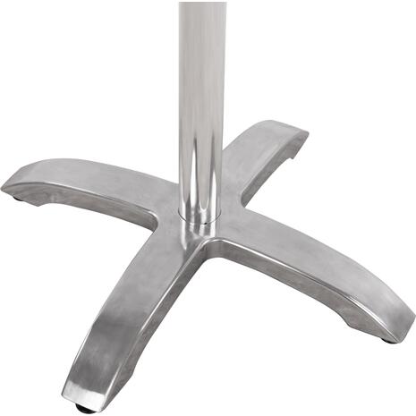 ΒΑΣΗ ΑΛΟΥΜΙΝΙΟΥ HM460.03 ΧΡΩΜΙΟΥ 66Χ66Χ72Υεκ. ΜΕ ΣΤΑΥΡΟ 48Χ48εκ.