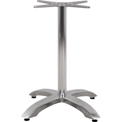 ΒΑΣΗ ΑΛΟΥΜΙΝΙΟΥ HM460.03 ΧΡΩΜΙΟΥ 66Χ66Χ72Υεκ. ΜΕ ΣΤΑΥΡΟ 48Χ48εκ.