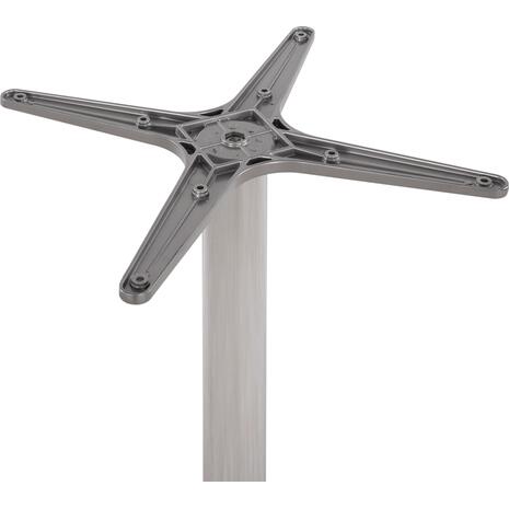 ΒΑΣΗ ΑΛΟΥΜΙΝΙΟΥ HM460.03 ΧΡΩΜΙΟΥ 66Χ66Χ72Υεκ. ΜΕ ΣΤΑΥΡΟ 48Χ48εκ.