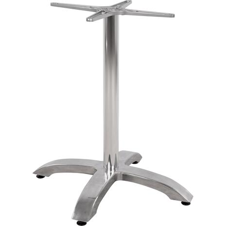 ΒΑΣΗ ΑΛΟΥΜΙΝΙΟΥ HM460.03 ΧΡΩΜΙΟΥ 66Χ66Χ72Υεκ. ΜΕ ΣΤΑΥΡΟ 48Χ48εκ.