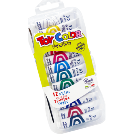 Τέμπερες Toy Colour Ellipse Superwashable σετ 12 χρώματα (7.5ml)