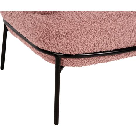 ΠΟΛΥΘΡΟΝΑ AGNES HM9525.22 ΣΑΠΙΟ ΜΗΛΟ ΜΠΟΥΚΛΕ-ΜΑΥΡΑ ΜΕΤΑΛΛΙΚΑ ΠΟΔΙΑ 74x71x83Υεκ. (Σάπιο Μήλο)