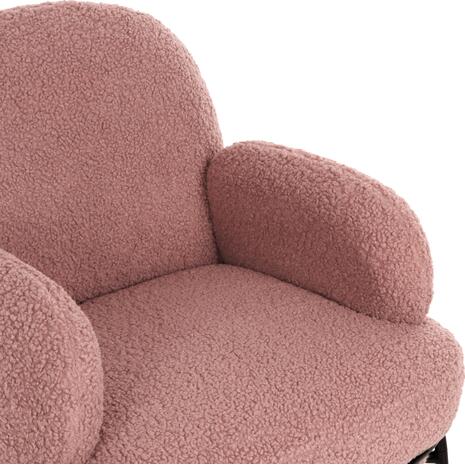 ΠΟΛΥΘΡΟΝΑ AGNES HM9525.22 ΣΑΠΙΟ ΜΗΛΟ ΜΠΟΥΚΛΕ-ΜΑΥΡΑ ΜΕΤΑΛΛΙΚΑ ΠΟΔΙΑ 74x71x83Υεκ. (Σάπιο Μήλο)