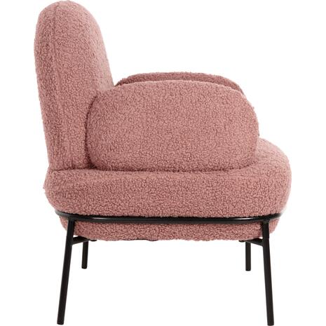 ΠΟΛΥΘΡΟΝΑ AGNES HM9525.22 ΣΑΠΙΟ ΜΗΛΟ ΜΠΟΥΚΛΕ-ΜΑΥΡΑ ΜΕΤΑΛΛΙΚΑ ΠΟΔΙΑ 74x71x83Υεκ. (Σάπιο Μήλο)