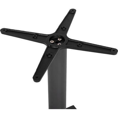 ΒΑΣΗ ΤΡΑΠΕΖΙΟΥ ΜΕΤΑΛΛΙΚΗ ΓΚΡΙ ΜΑΤ 46Χ46Χ72Yεκ. ΜΕ ΣΤΑΥΡΟ 46Χ46 ΚΑΙ ΡΕΓΟΥΛΑΤΟΡΟΥΣ HM438.20