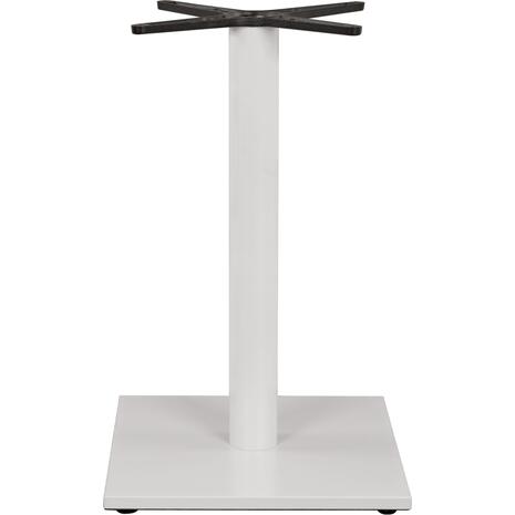 ΒΑΣΗ ΜΕΤΑΛΛΙΚΗ ΛΕΥΚΗ ΜΑΤ 46Χ46Χ72εκ. ΜΕ ΣΤΑΥΡΟ 46Χ46 ΚΑΙ ΡΕΓΟΥΛΑΤΟΡΟΥΣ HM438.02