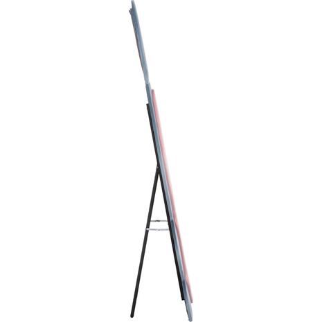 ΠΑΙΔΙΚΟΣ ΚΑΘΡΕΦΤΗΣ ΔΑΠΕΔΟΥ BUNNY HM4489.02 MDF ΡΟΖ & ΜΠΛΕ-ΜΑΥΡΟ STAND 80x162Υεκ.