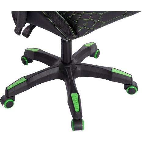 ΠΟΛΥΘΡΟΝΑ GAMING LOOT HM1204 ΜΑΥΡΟ-ΠΡΑΣΙΝΟ PVC & NYLON 60x60x120Υεκ.