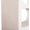 ΒΙΒΛΙΟΘΗΚΗ ΣΕΙΡΑ SANTORINI HM18062 MDF ΣΕ ΥΠΟΛΕΥΚΟ ΧΡΩΜΑ 80x38x180Yεκ.