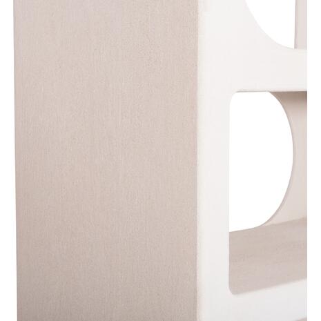 ΒΙΒΛΙΟΘΗΚΗ ΣΕΙΡΑ SANTORINI HM18062 MDF ΣΕ ΥΠΟΛΕΥΚΟ ΧΡΩΜΑ 80x38x180Yεκ.