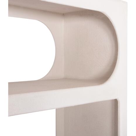 ΒΙΒΛΙΟΘΗΚΗ ΣΕΙΡΑ SANTORINI HM18062 MDF ΣΕ ΥΠΟΛΕΥΚΟ ΧΡΩΜΑ 80x38x180Yεκ.