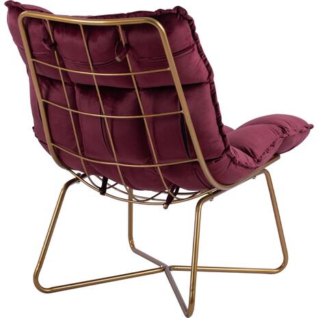 ΠΟΛΥΘΡΟΝΑ DEJANA HM8632.06 ΑΠΟ ΜΠΟΡΝΤΩ ΒΕΛΟΥΔΟ ΜΕ ΧΡΥΣΗ ΒΑΣΗ 68x98x81Υ εκ. (Μπορντώ)