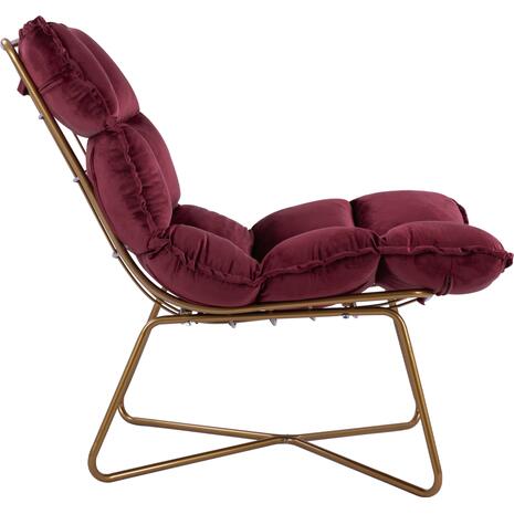 ΠΟΛΥΘΡΟΝΑ DEJANA HM8632.06 ΑΠΟ ΜΠΟΡΝΤΩ ΒΕΛΟΥΔΟ ΜΕ ΧΡΥΣΗ ΒΑΣΗ 68x98x81Υ εκ. (Μπορντώ)