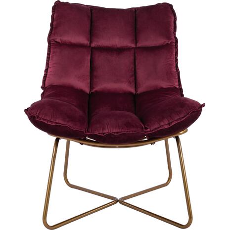 ΠΟΛΥΘΡΟΝΑ DEJANA HM8632.06 ΑΠΟ ΜΠΟΡΝΤΩ ΒΕΛΟΥΔΟ ΜΕ ΧΡΥΣΗ ΒΑΣΗ 68x98x81Υ εκ. (Μπορντώ)