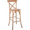 DESTINY Σκαμπό BAR, Ξύλο Οξιά Απόχρωση Φυσικό, Κάθισμα Ψάθα, Στοιβαζόμενο (Ε7022,3)
